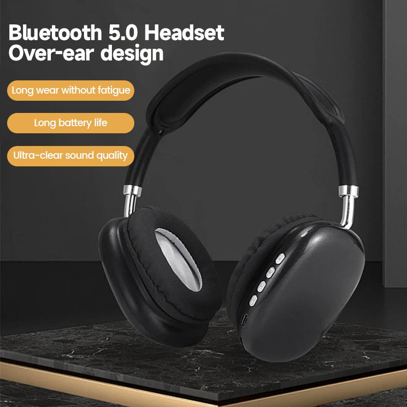 Wireless Bluetooth Headset With Mic Noise Cancelling Earbuds Bluetooth Earphones